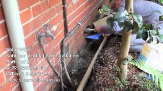 Solar Subfloor Ventilation  Installation Demo Part 1 [upl. by Yrrem]