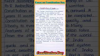 Paragraph essay on Constitution Day in English l Constitution Day Speech in English l Constitution [upl. by Nas]