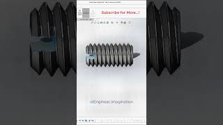 Under Head Slotted Bolt  Flat Set Screw EngineerImagination shorts solidworks viralshorts [upl. by Edison961]