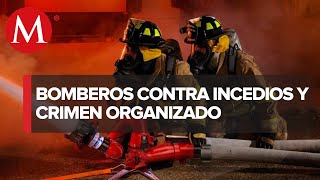 Bomberos de Colima luchan contra incendios y el crimen organizado [upl. by Oijimer]