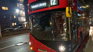 A journey on 12 bus route from Camberwell green to Clayton road LTZ1044 [upl. by Atinaej15]