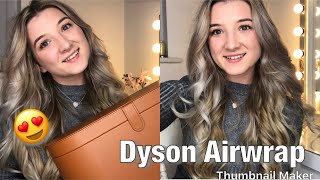 DYSON AIRWRAP ON LONG THICK HAIR  IS IT REALLY WORTH £450  REVIEW amp DEMO  PART 1 [upl. by Blackburn]