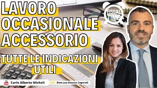 Lavoro Occasionale Accessorio  Tutte Le Indicazioni Utili [upl. by Anahsak703]