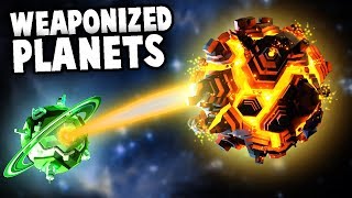 Epic Planet Battles  DEATH STAR LASER DESTROYS PLANETS  Worbital Gameplay Part 1 [upl. by Allecsirp]