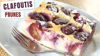 Recette Clafoutis aux prunes [upl. by Etty]