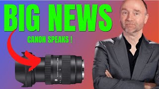 Canon Speaks There are no RF Mount Restrictions [upl. by Hanford]