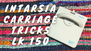 Intarsia Carriage Tricks for the LK 150 Knitting Machine [upl. by Shirley]