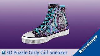 Ravensburger 3D Puzzle Girly Girl Sneaker [upl. by Annauqaj]