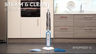 Russell Hobbs Steam Mop RHSM1001G Product Video [upl. by Barnaby]