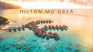 Overwater Bungalow Tour Hilton Moorea Resort Lagoon amp Spa [upl. by Ury]