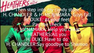 Candy Store Heathers clean lyrics [upl. by Etteyafal]