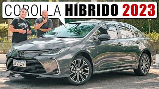 Toyota COROLLA Altis Premium híbrido 2023 A melhor vesão do sedan japones [upl. by Gran]