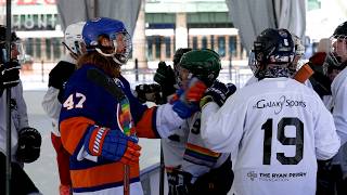 The Islanders Host Pond Hockey Tournament at The Park with the New York City Gay Hockey Association [upl. by Clay]