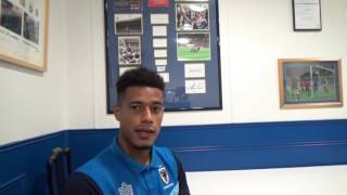 Lyle Taylor on signing new AFC Wimbledon contract [upl. by Stillmann577]