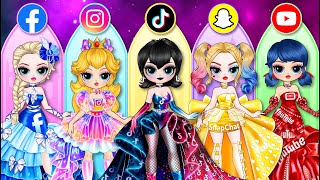 Whats the BEST Prom Dress Social Media Trend for Elsa Ladybug amp Harley Quinn [upl. by Aisyat643]