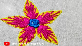 Most beautiful embroidery stitches bordados a mano paso a pasobordados de servilletas [upl. by Isyad40]