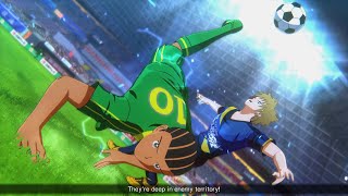 Captain Tsubasa  Africa Stars VS Midfielders 12 [upl. by Adnawad]