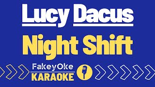 Lucy Dacus  Night Shift Karaoke [upl. by Iridissa611]