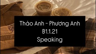 5 Topics Speaking Class B1121  From Number 12 Thảo Anh amp Phương Anh [upl. by Medovich]