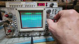 Tektronix Scope 465 Repair [upl. by Sherl]