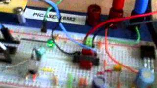 PICAXE IR Remote Control of Robotwmv [upl. by Nangatrad]