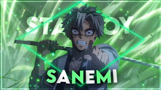 Sanemi  Starboy EditAMV Quick [upl. by Nygem237]