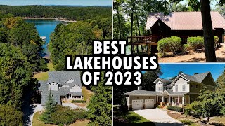 MUST SEE Lakehouse Tour Extravaganza Touring Georgias Finest Lakefront Homes [upl. by Girhiny235]