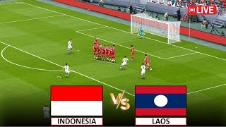 🔴LANGSUNG  INDONESIA vs LAOS I Pertandingan Penuh Kejuaraan ASEAN Langsung eFootball Pes 21 [upl. by Enyahc]