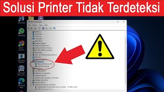 Solusi atau cara mengatasi printer tidak terdeteksi di windows 10 [upl. by Lore781]