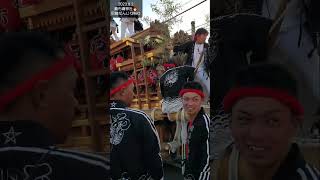 202382『尼崎だんじり祭り』神社に向かう【西町】Amagasaki Danjiri Festivalquot Dashing to the shrine Nishimachi [upl. by Ahsinac]