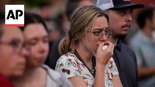 Georgia school shooting Community mourns for victims at Apalachee High School [upl. by Ydak]