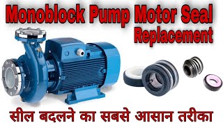 2 HP monoblock pump motor seal kaise badle  Havells Monoblock pump seal installation [upl. by Nitsuj]