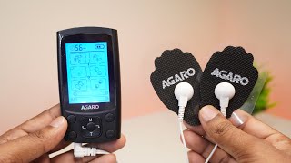 AGARO Dual Channel TENS Massager Unboxing and Review [upl. by Yrtnej]