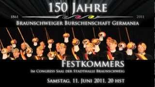 O alte Burschenherrlichkeit 150 Jahre Germania Braunschweig [upl. by Naerol]