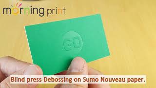 How to make press embossing [upl. by Aracaj]