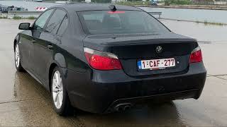 BMW 525d e60 burnout [upl. by Atsillac]