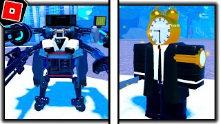 How to get SCIENTIST CCTV MAN and ALARM CLOCKMAN in ST BLOCKADE REBOOT  Roblox [upl. by Madora]