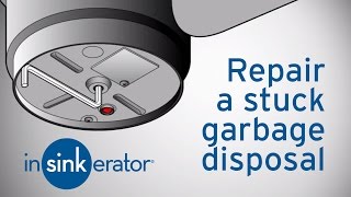 Garbage Disposal Repair  How to Fix a Garbage Disposal  InSinkErator [upl. by Reisch475]