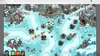 Kingdom Rush Vengeance Northerners Village Campaign Casual [upl. by Aleunamme247]