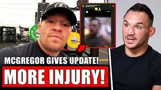 Conor McGregor INJURED amp POSTS VIDEO UFC 303 Chandler vs Max Holloway Dricus wants Adesanya [upl. by Solnit791]