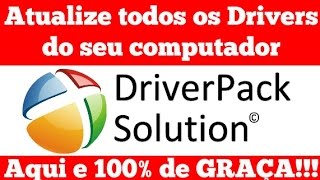 Driver Pack Como atualizar todos os Drivers do computador [upl. by Assirim]