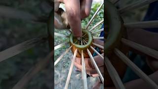 Bushcraft skills Fishing net with gourd camping survival bushcraft outdoors skills sentohub [upl. by Jo]