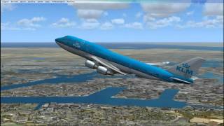 Fsx Project Opensky KLM Boeing 747400 GE [upl. by Ethyl153]