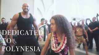 Jason Momoa and Son  Haka Polinésia [upl. by Novelc]