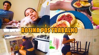 ROTINA PÓS TRABALHO  CASADA AOS 22 🏠👩🏻‍🤝‍👨🏿💫 [upl. by Neerroc]