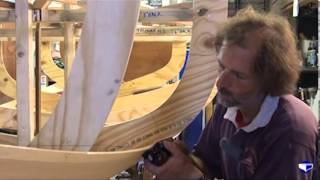 Fitting planks on a clinker vessel small boats  Part 1 [upl. by Acim]