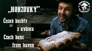 České buchty z kvásku quotHonzovkyquot recept  Czech buns from leaven recipe [upl. by Aihsenal]