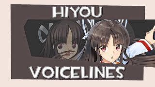 All Hiyou Voicelines Kancolle [upl. by Eceinal967]