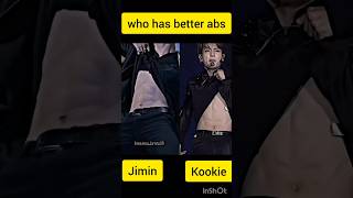 WHO HAS BETTER ABS BTS KOOKIE VS BTS🥵🔥 JIMINbtskookiebtsjiminwho is the bestbtsarmybtstrending🥵 [upl. by Jen]