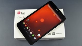 LG G Pad 83 Google Play Edition Unboxing amp Overview [upl. by Dnomde246]